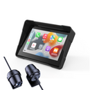 Upshift Motorcycle Wireless Apple CarPlay Android Auto 5" Touch Screen with Front and Rear Camera