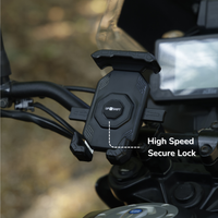 Upshift Bike Phone Holder – Aluminium alloy clamp with Secure Lock