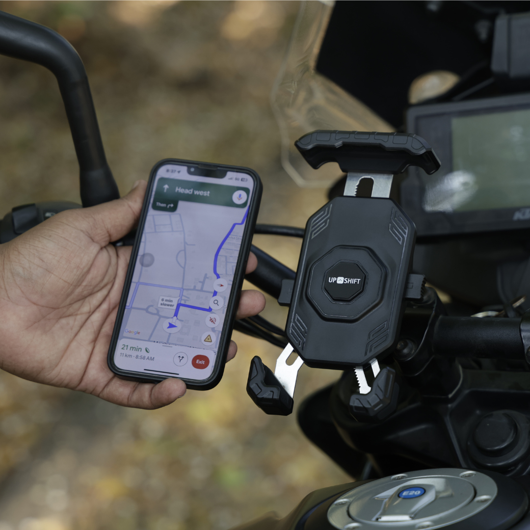 Upshift Bike Phone Holder – Aluminium alloy clamp with Secure Lock