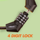 Upshift 4 Digit Number Safety Cable Lock