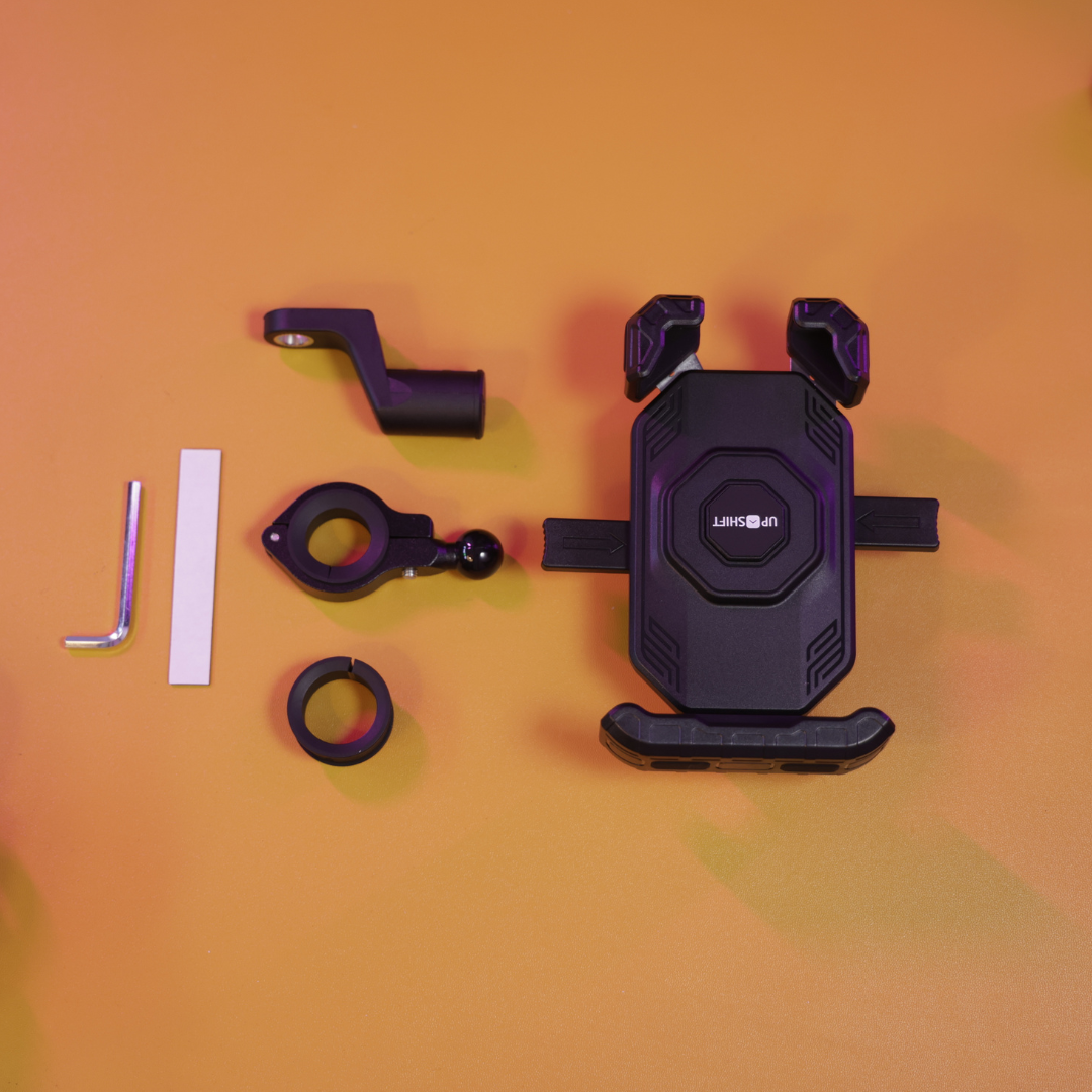 Upshift Bike Phone Holder – Aluminium alloy clamp with Secure Lock